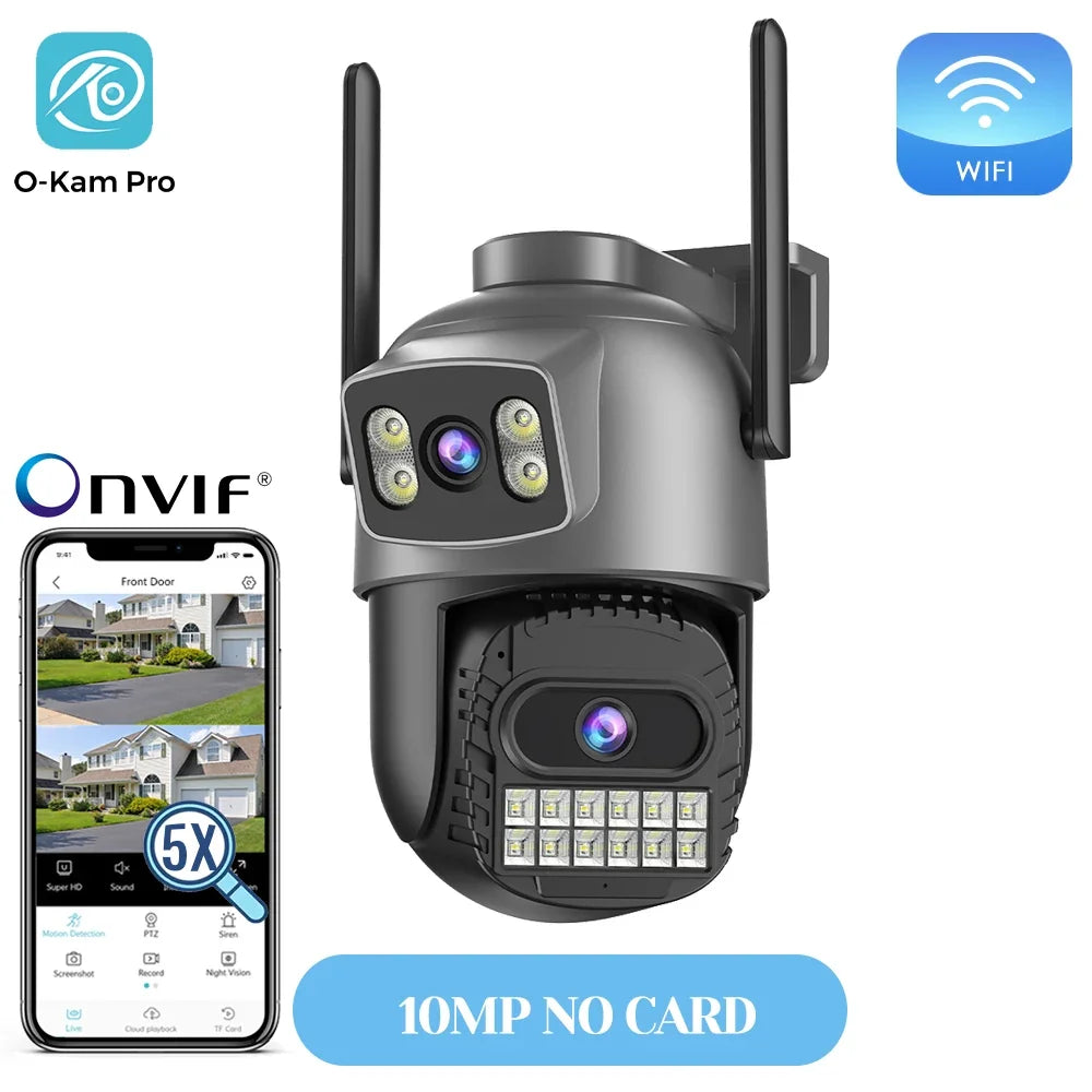 Caméra De Surveillance Extérieure PTZ WiFi 20MP