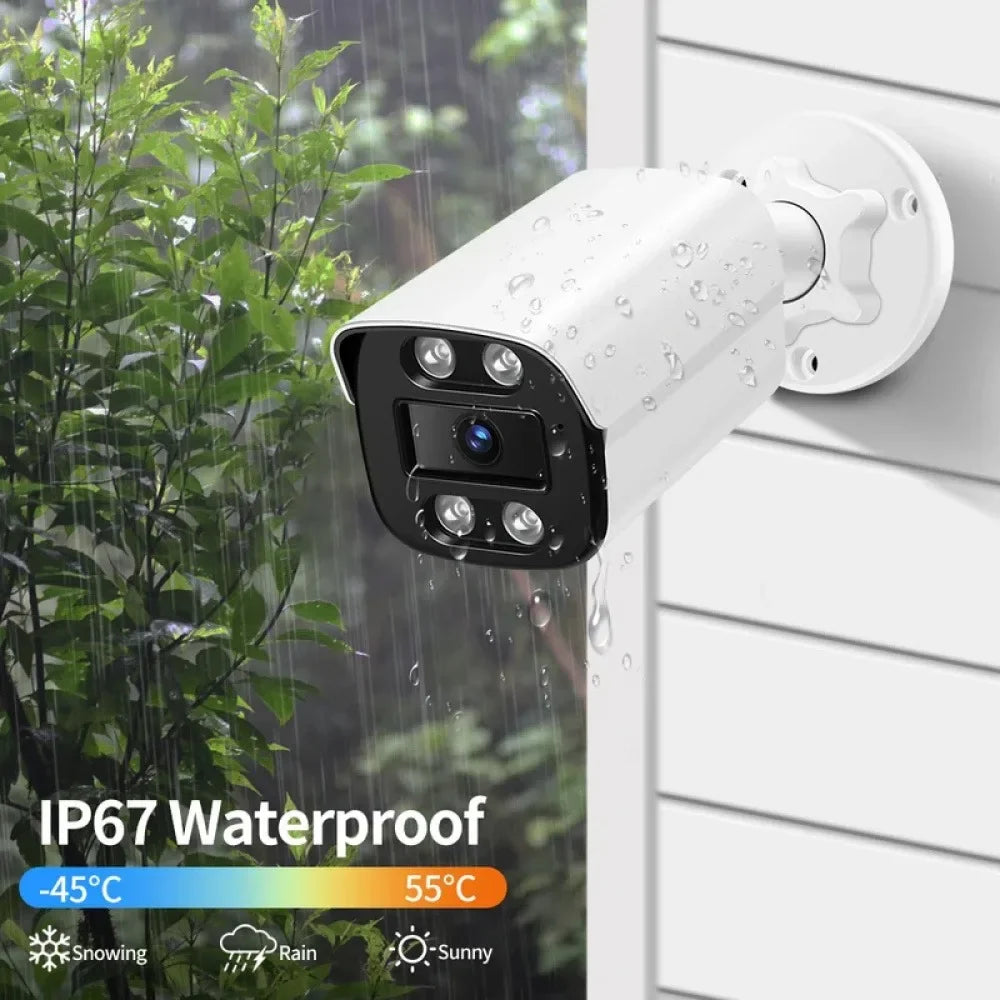 Caméra IP Extérieure 4K 8MP Avec Vision Nocturne